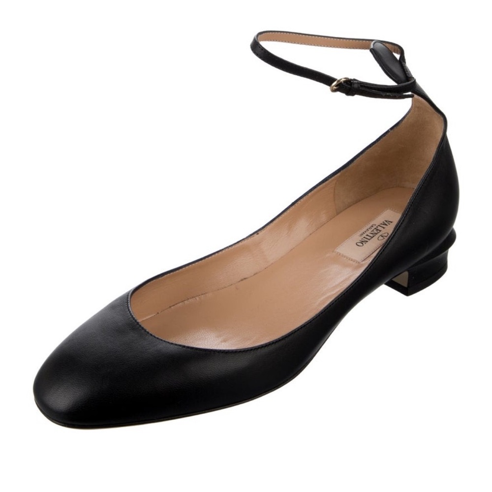 Valentino leather ballet flats